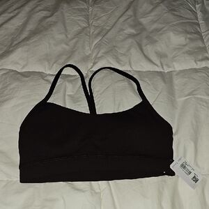 Lululemon NWTS Flow Y Nulu Bra!! Sz 6 A-C Cup!! New Color, Black Plum!!